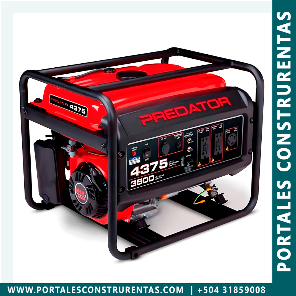 [GE4-01] [ RENTA ] Generador eléctrico 4375watts