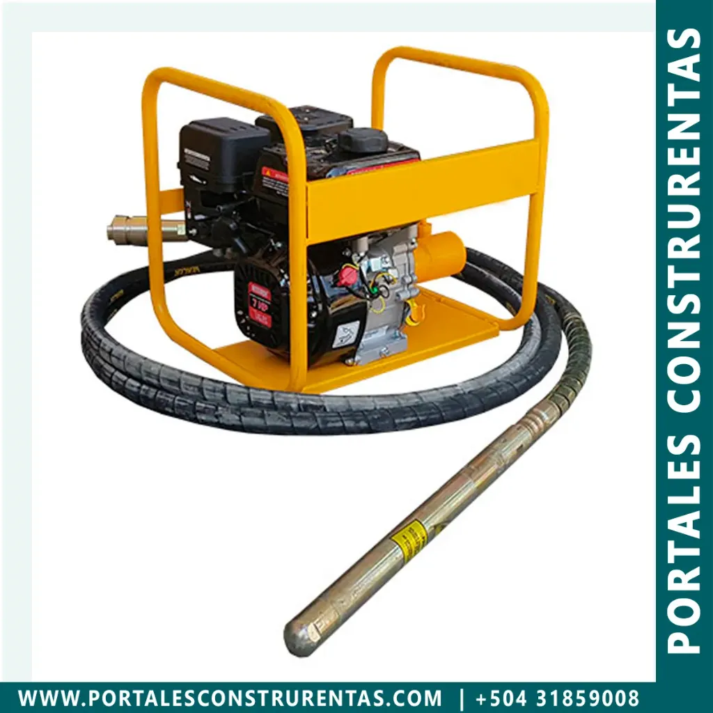 [ RENTA ] Vibrador concreto a gasolina